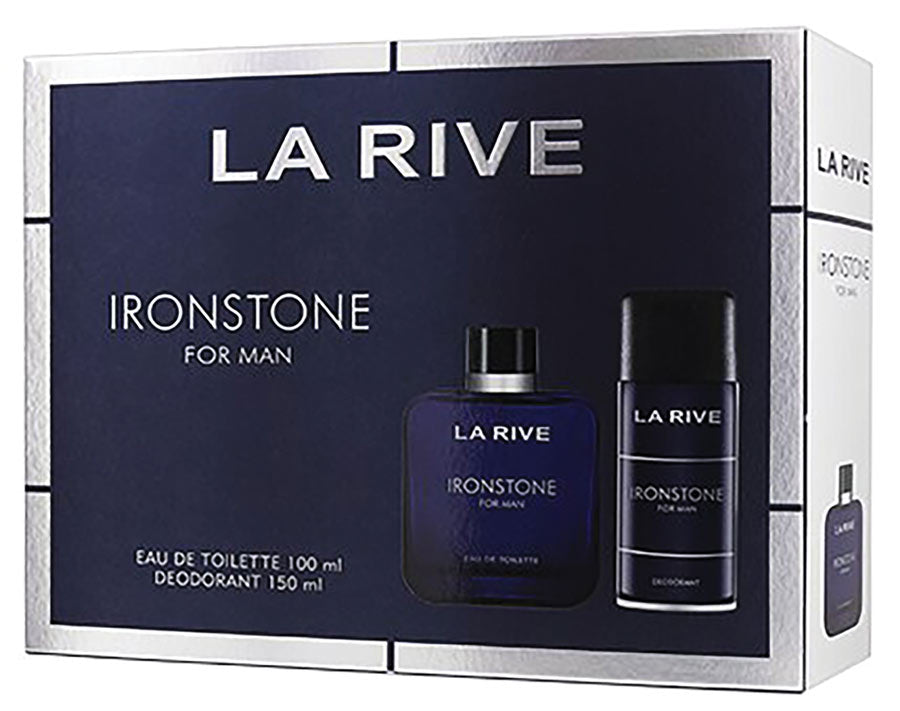 La Rive Ironstone Eau de Toilette packaging box