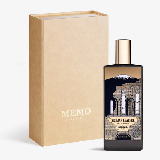 Memo Paris Sicilian Leather Cuir Nomades Eau de Parfum perfume bottle