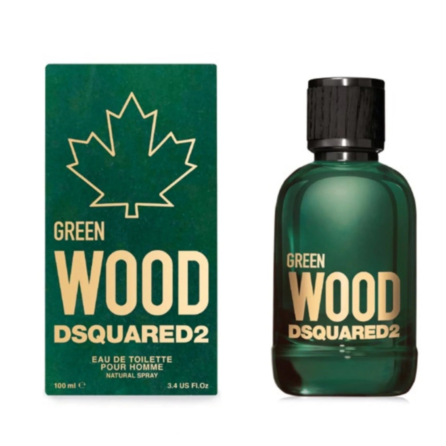 Dsquared2 Green Wood Eau de Toilette perfume bottle