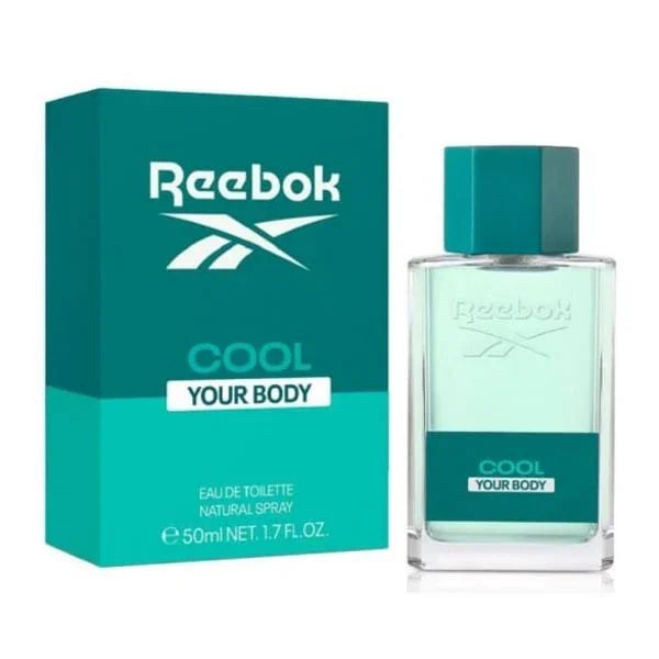 Reebok Cool Your Body Eau de Toilette bottle close-up detail