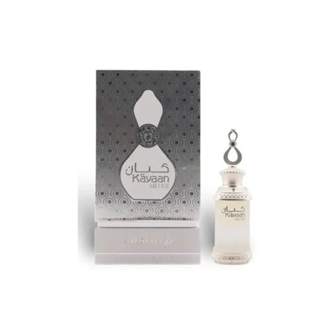 Khadlaj Kayaan Silver Perfume Oil perfume bottle