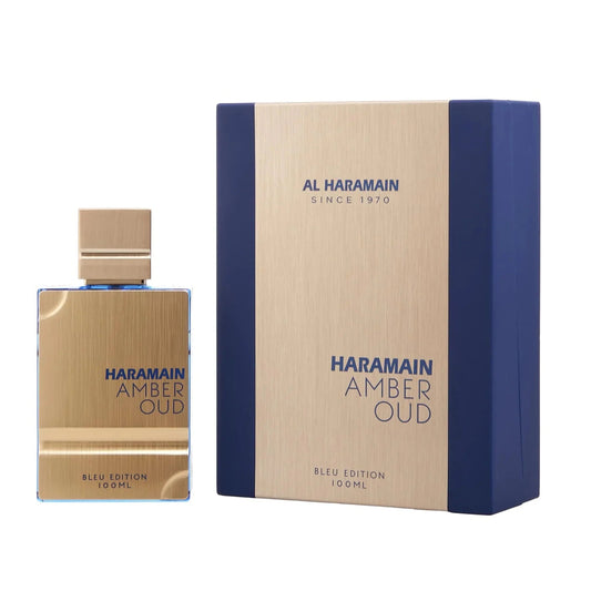 Al Haramain Amber Oud Bleu Edition Eau de Parfum perfume bottle