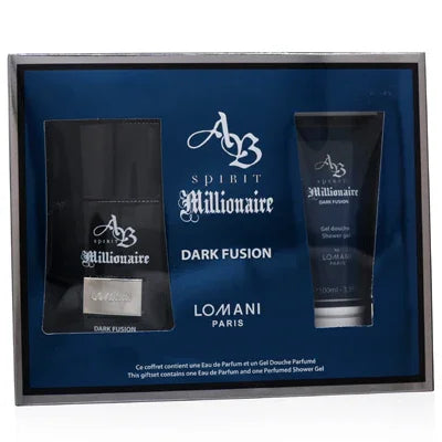 Lomani Ab Spirit Millionaire Dark Fusion Eau de Toilette perfume bottle