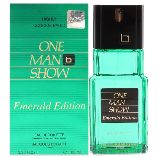 Jacques Bogart One Man Show Emerald Edition Eau de Toilette perfume bottle