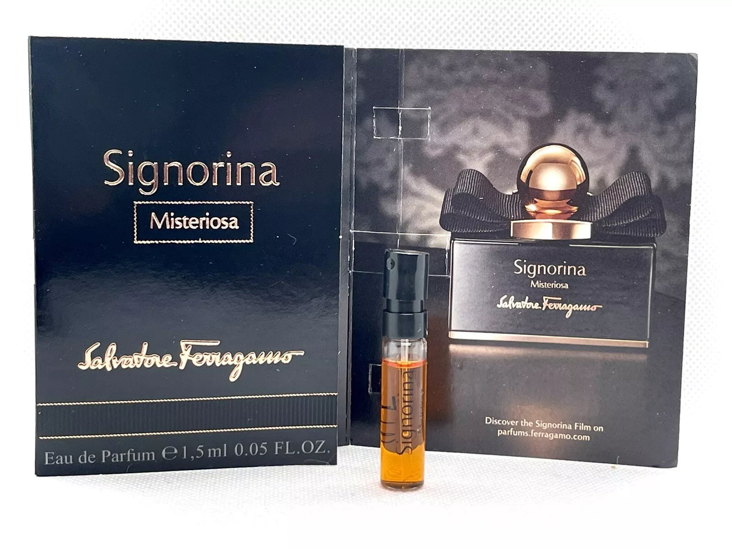 Salvatore Ferragamo Signorina Misteriosa Eau de Parfum boxed presentation