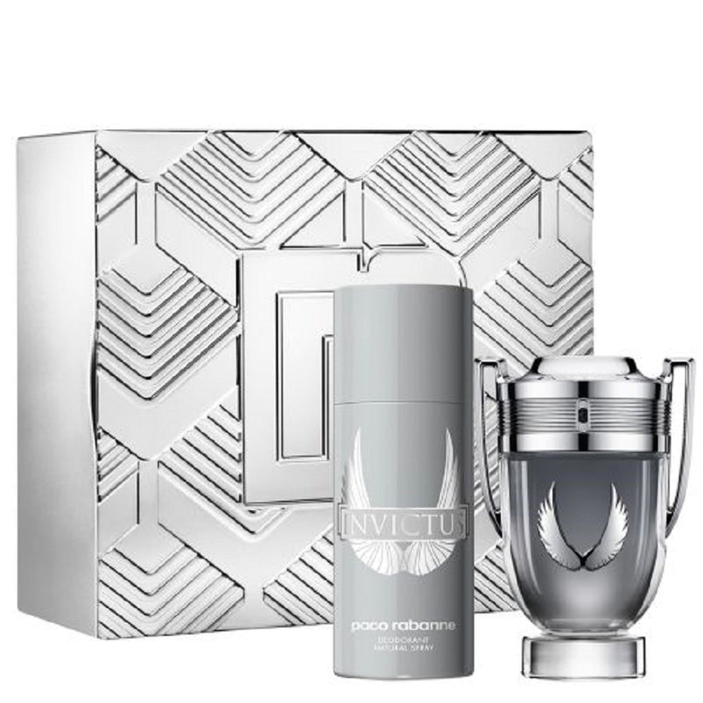 Rabanne Invictus Platinum Eau de Parfum side view