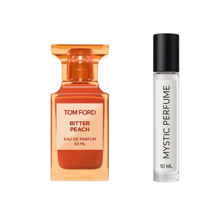 Tom Ford Bitter Peach sample vial label detail