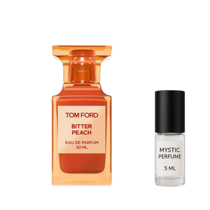 Tom Ford Bitter Peach sample vial label detail