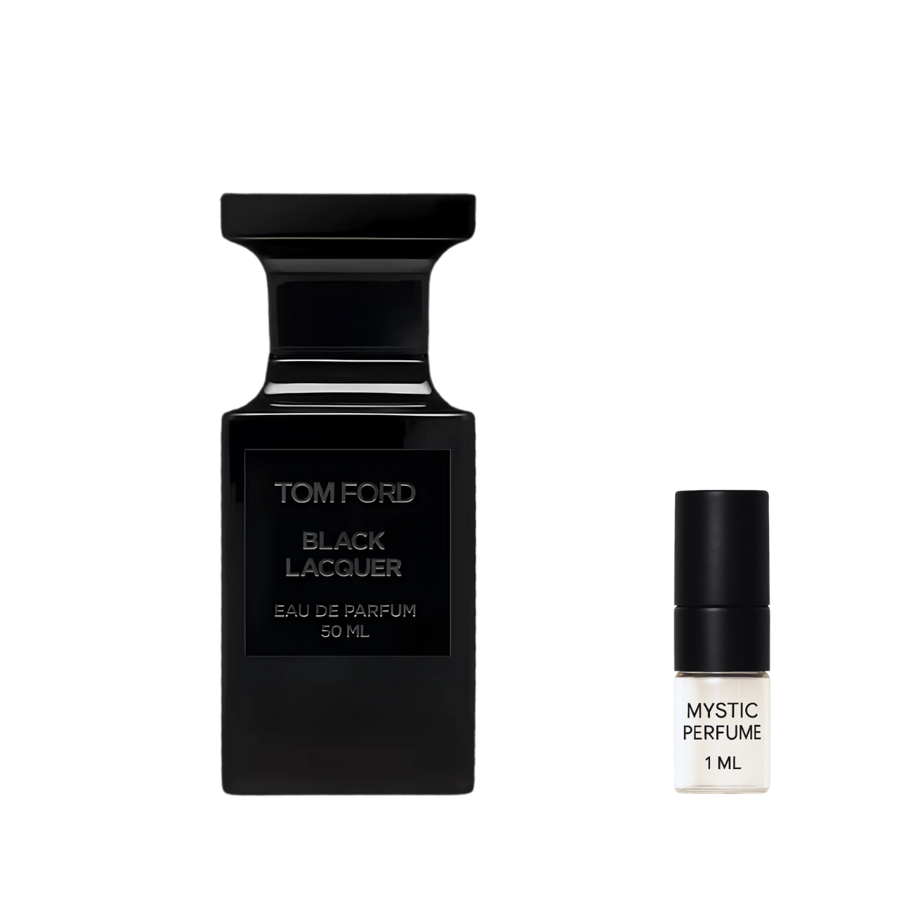Tom Ford Black Lacquer sample vial label detail
