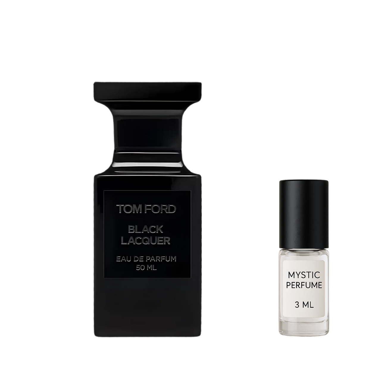 Tom Ford Black Lacquer sample vial label detail