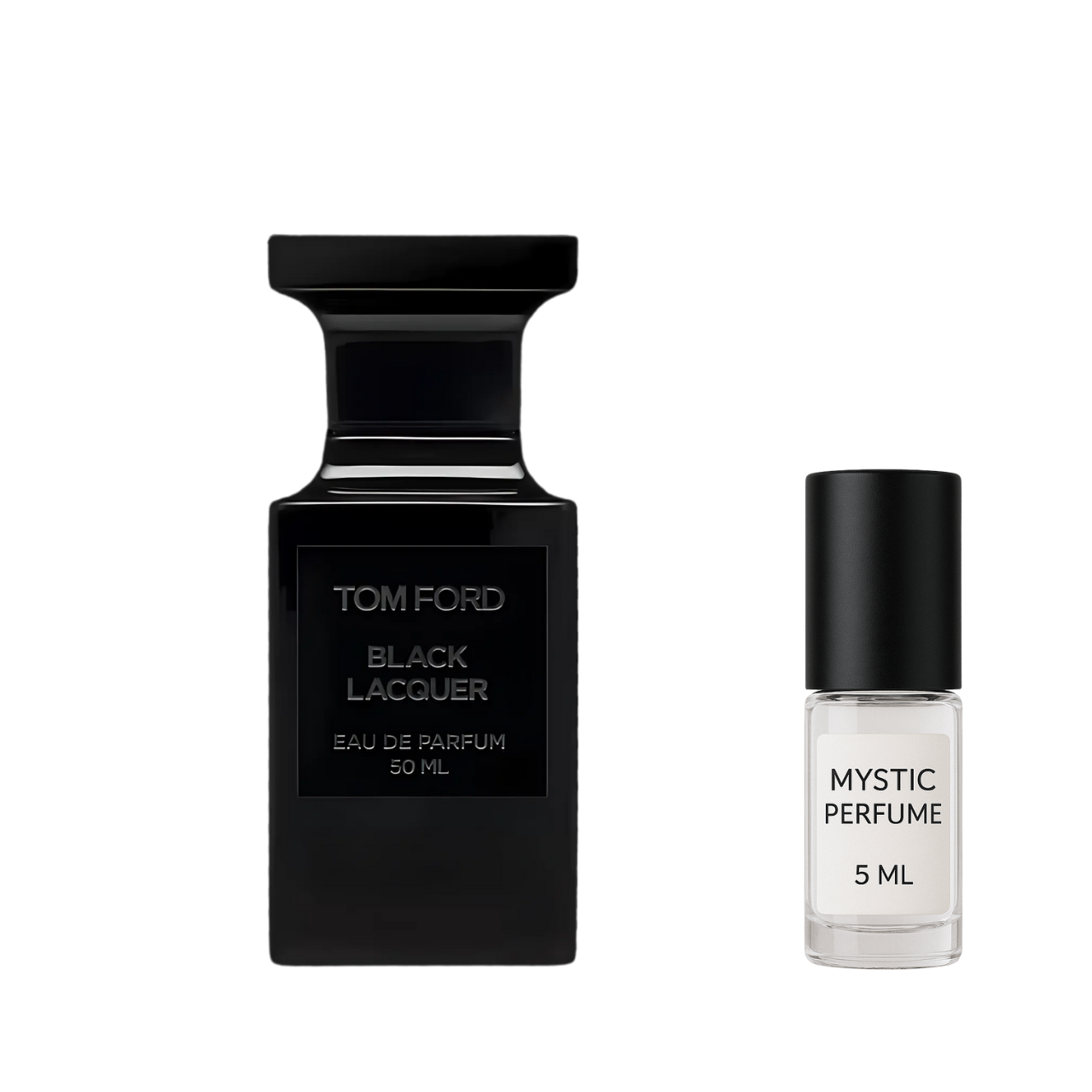 Tom Ford Black Lacquer sample vial label detail