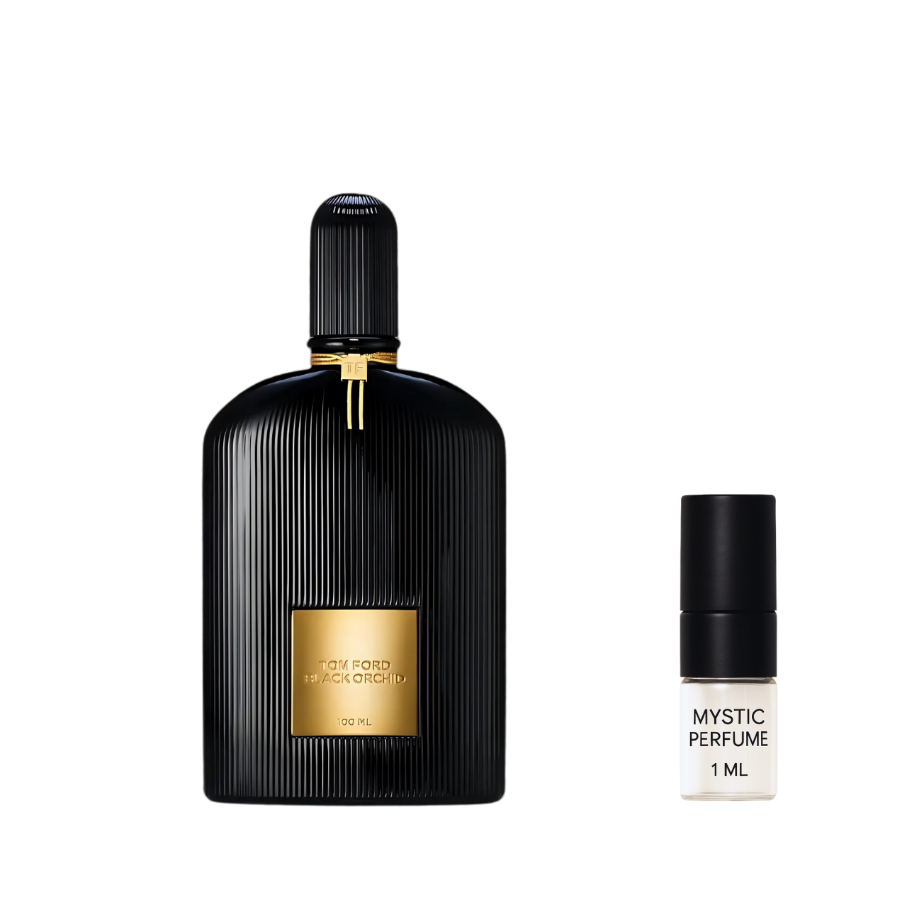 Tom Ford Black Orchid Eau de Parfum sample vial label detail