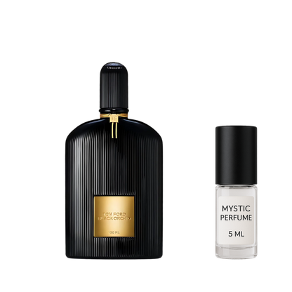 Tom Ford Black Orchid Eau de Parfum sample vial label detail