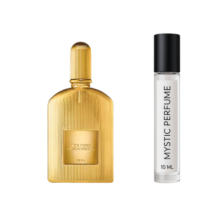 Tom Ford Black Orchid Parfum sample vial label detail