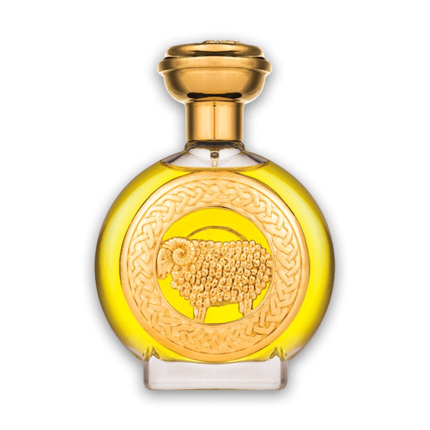 Boadicea the Victorious Golden Aries perfume bottle
