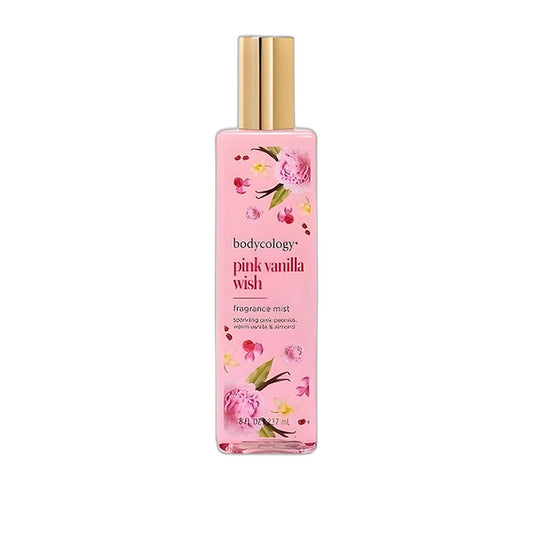 Bodycology Pink Vanilla Wish Mist perfume bottle