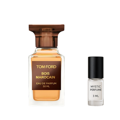 Tom Ford Bois Marocain sample vial label detail