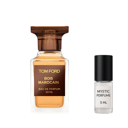 Tom Ford Bois Marocain sample vial label detail