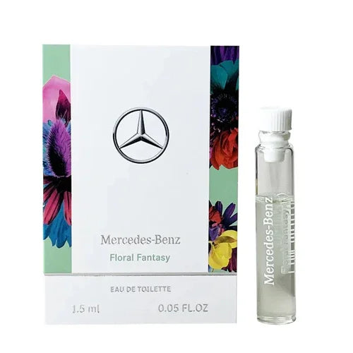 Mercedes Benz Floral Fantasy Eau de Toilette carton and packaging