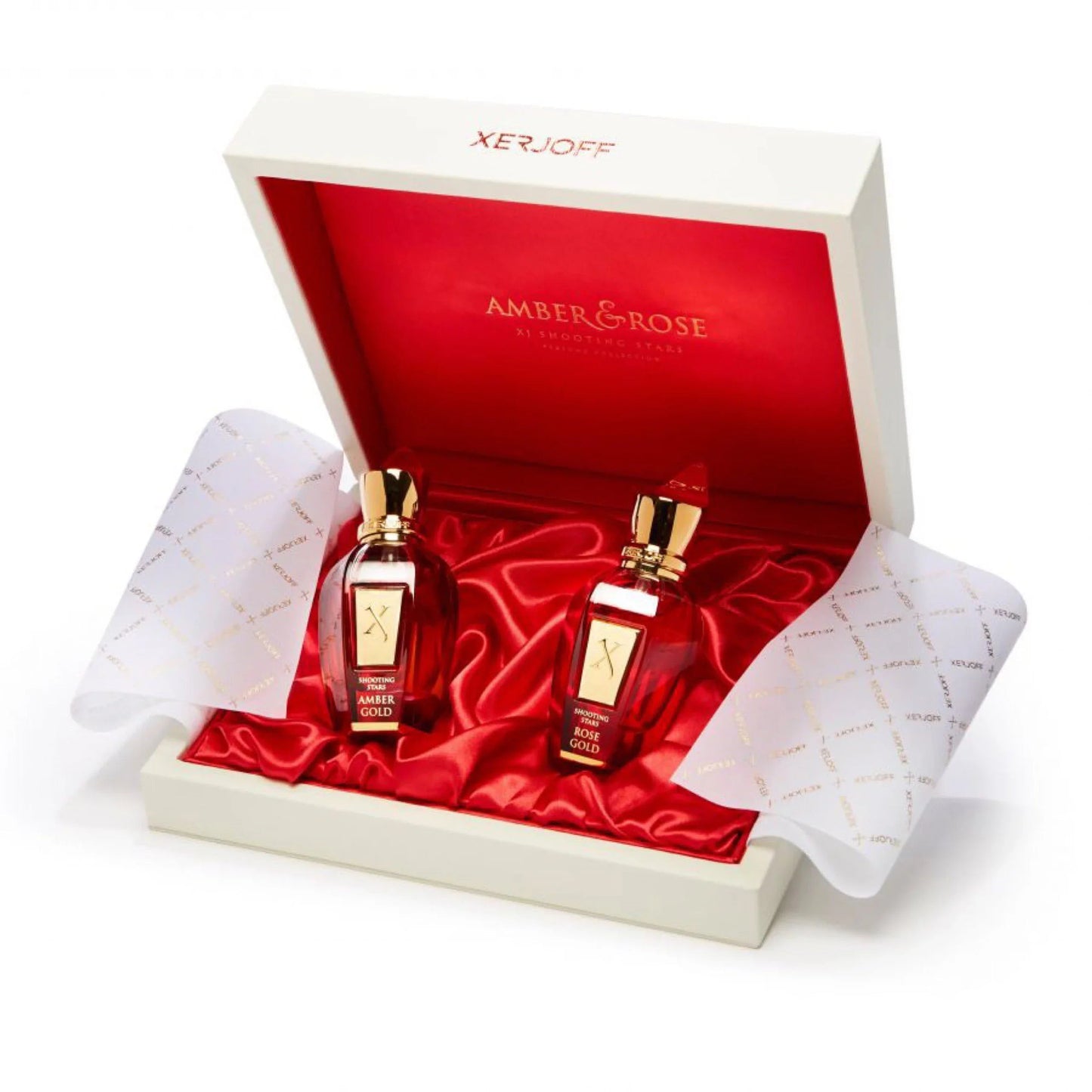 Xerjoff Amber Gold & Rose Gold Mixing Experience Collection Parfum perfume bottle