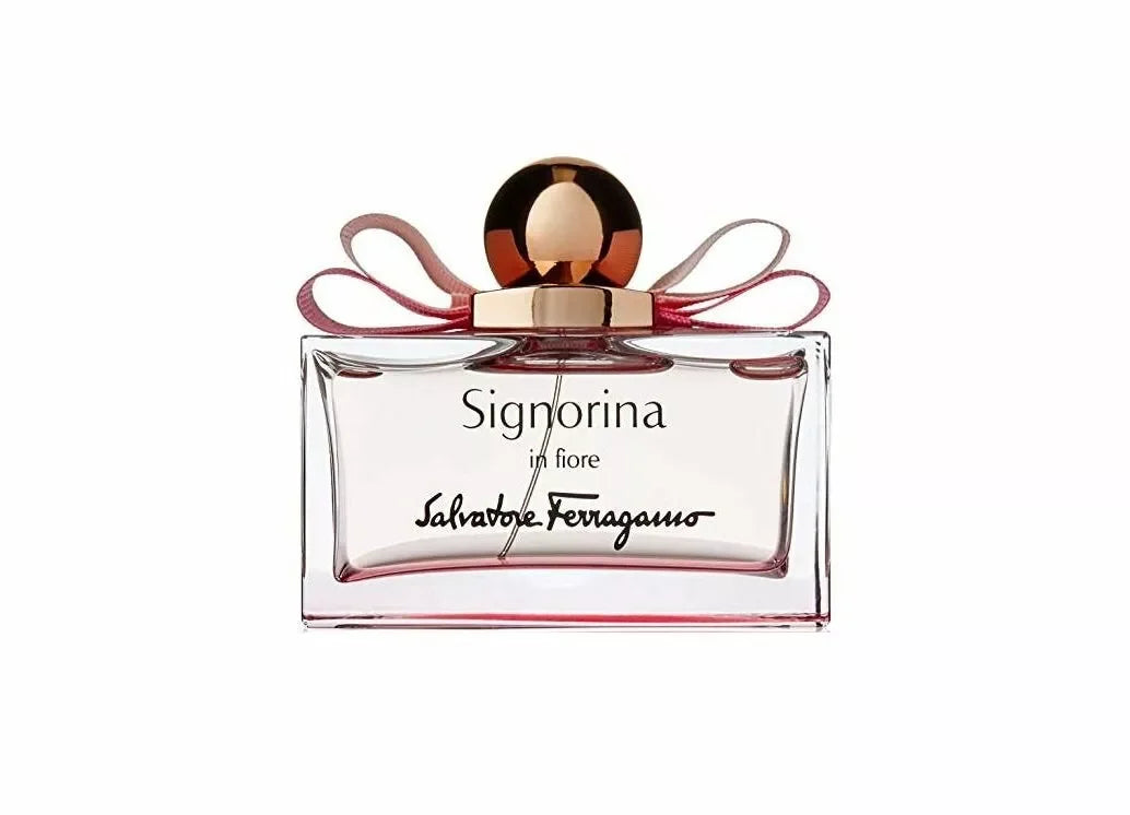 Salvatore Ferragamo Signorina In Fiore Eau de Toilette carton and packaging