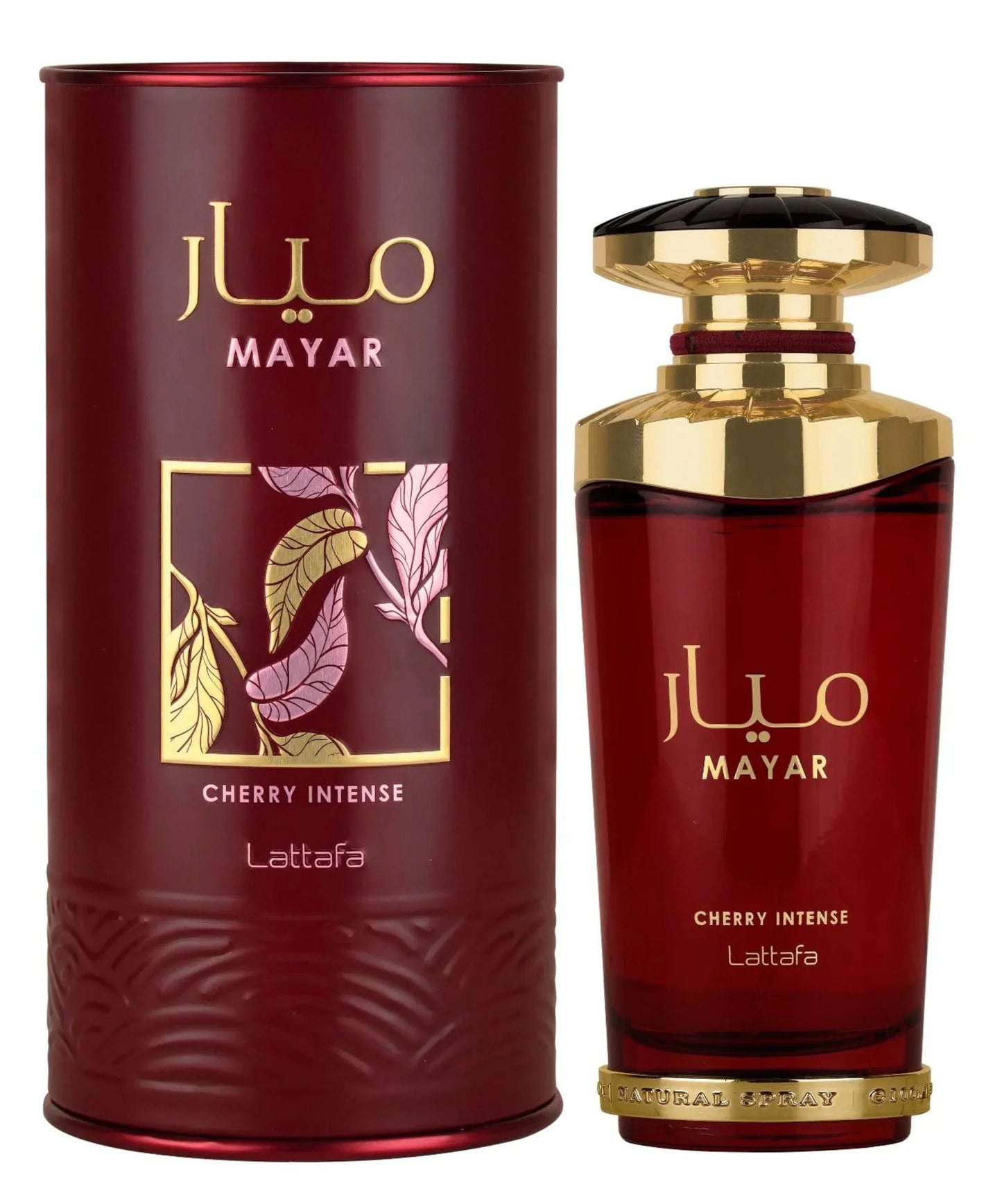Lattafa Mayar Cherry Intense Eau de Parfum packaging box