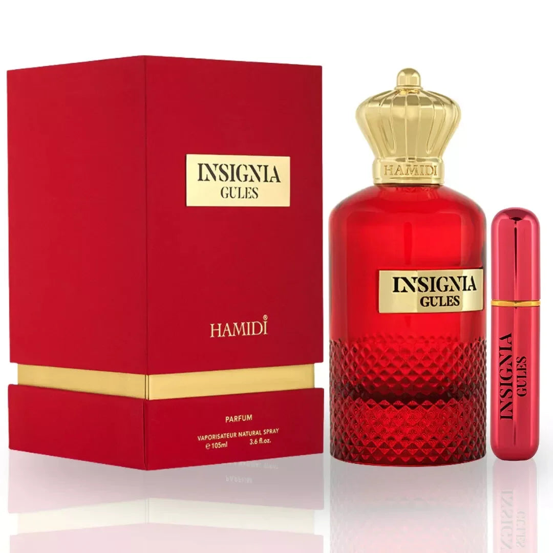 Hamidi Insignia Gules Parfum perfume bottle