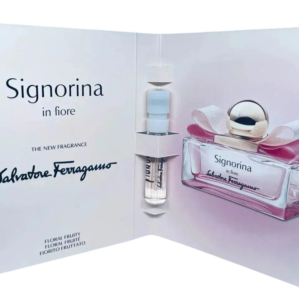 Salvatore Ferragamo Signorina In Fiore Eau de Toilette bottle close-up detail