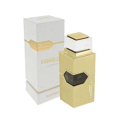 Al Haramain L'Aventure Femme Eau de Parfum carton and packaging