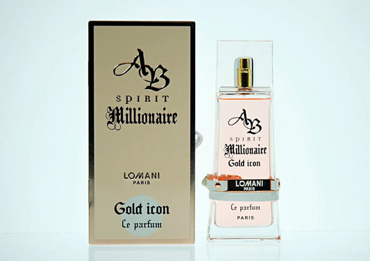 Lomani AB Spirit Millionaire Gold Icon Eau de Parfum perfume bottle