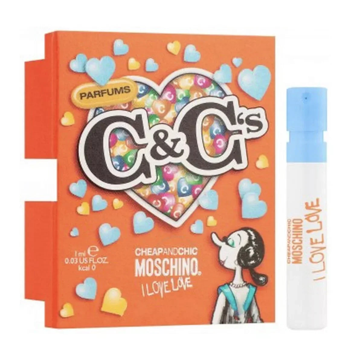 Moschino Cheap & Chic I Love Love Eau de Toilette bottle close-up detail