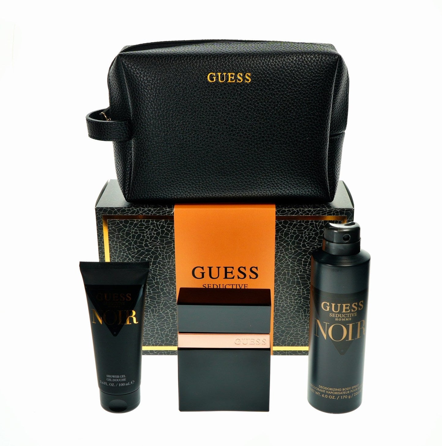 Guess Seductive Noir Homme Eau de Toilette bottle and box