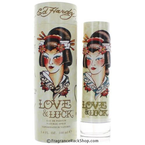 Ed Hardy Love & Luck Eau de Parfum perfume bottle