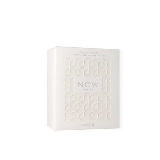 RAVE Now White Eau de Parfum perfume bottle