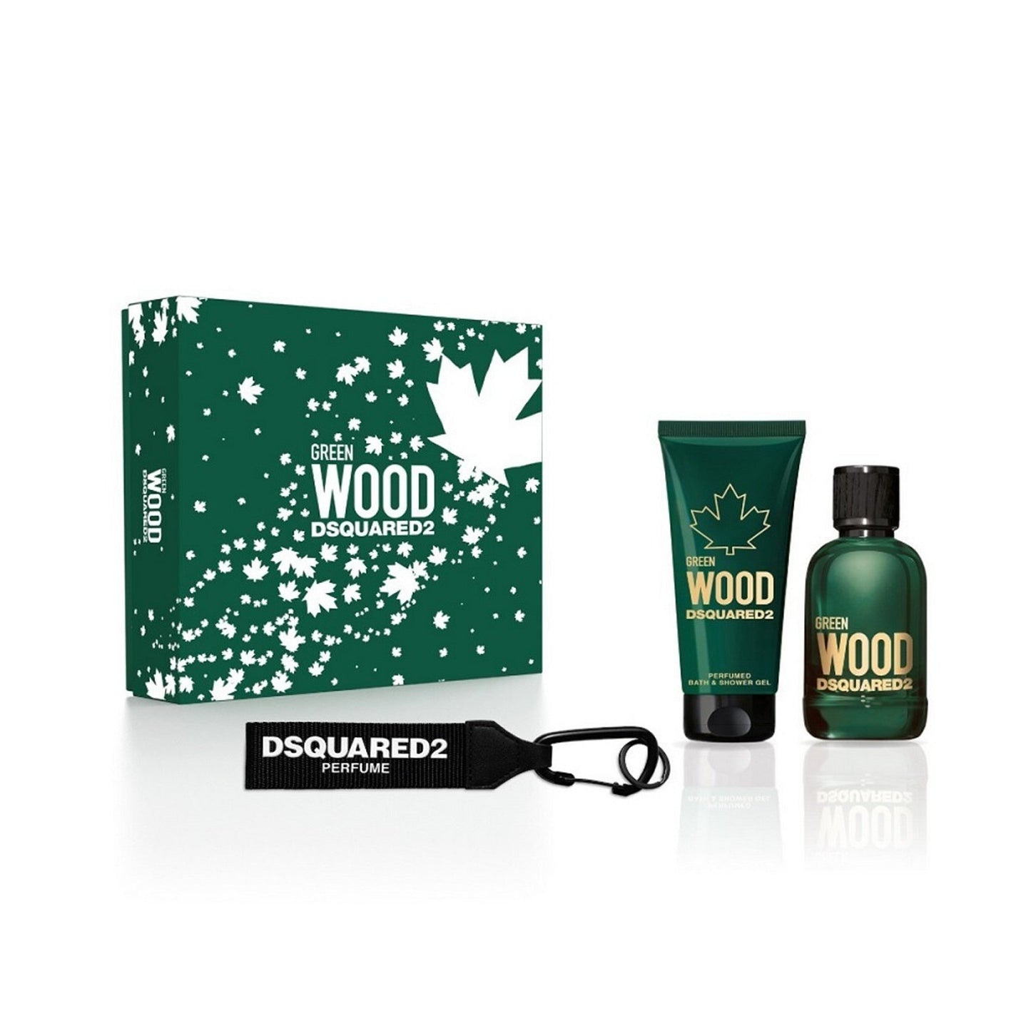 Dsquared2 Green Wood Eau de Toilette carton and packaging