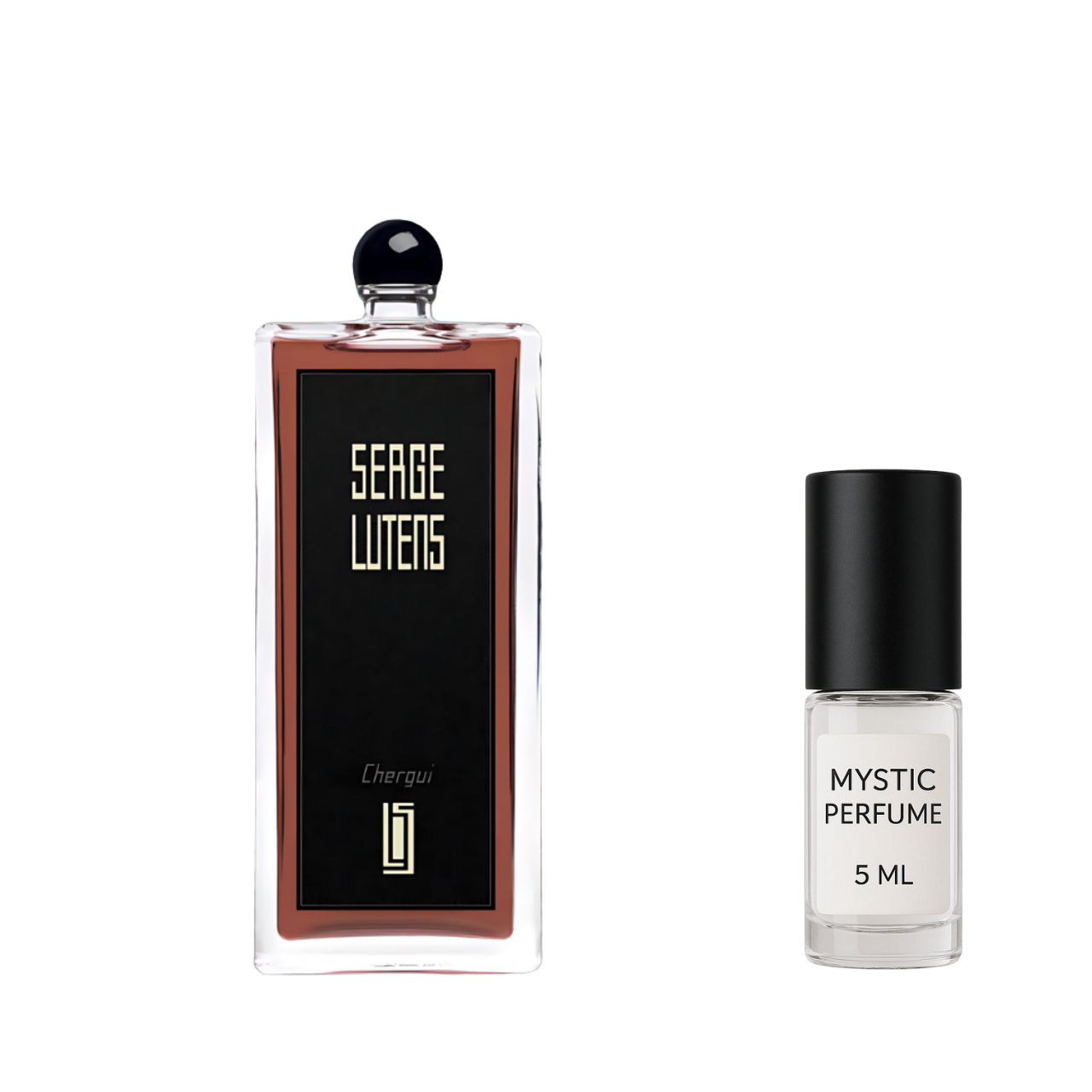 Serge Lutens Chergui sample vial label detail