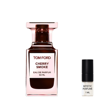 Tom Ford Cherry Smoke sample vial label detail
