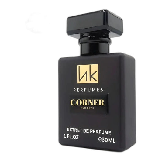 Corner perfume bottle
