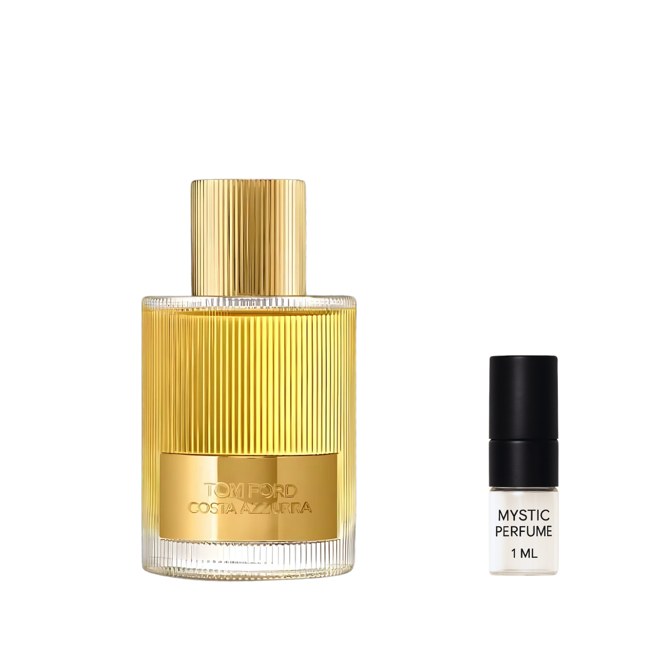 Tom Ford Costa Azzurra Parfums Parfum sample vial label detail