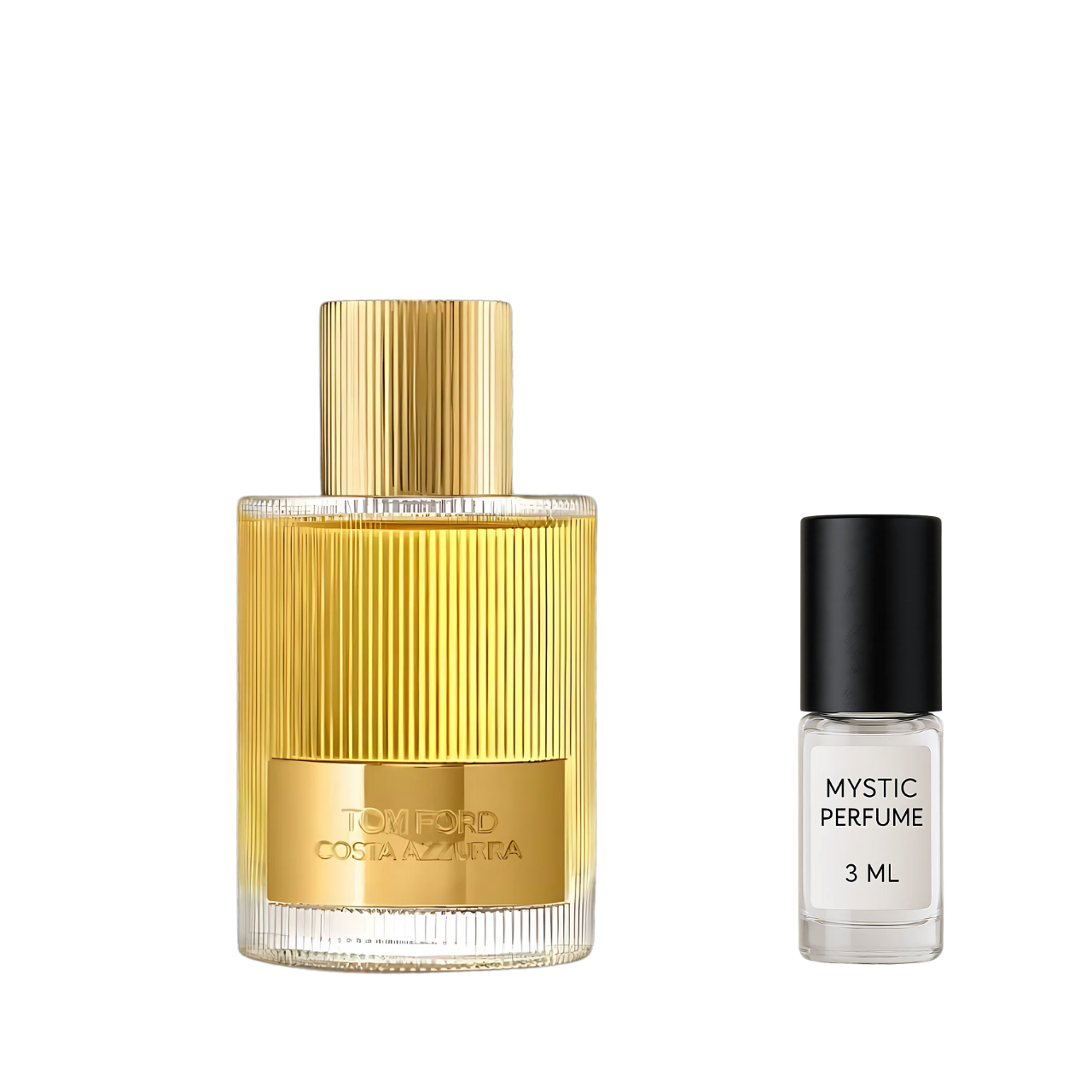 Tom Ford Costa Azzurra Parfums Parfum sample vial label detail