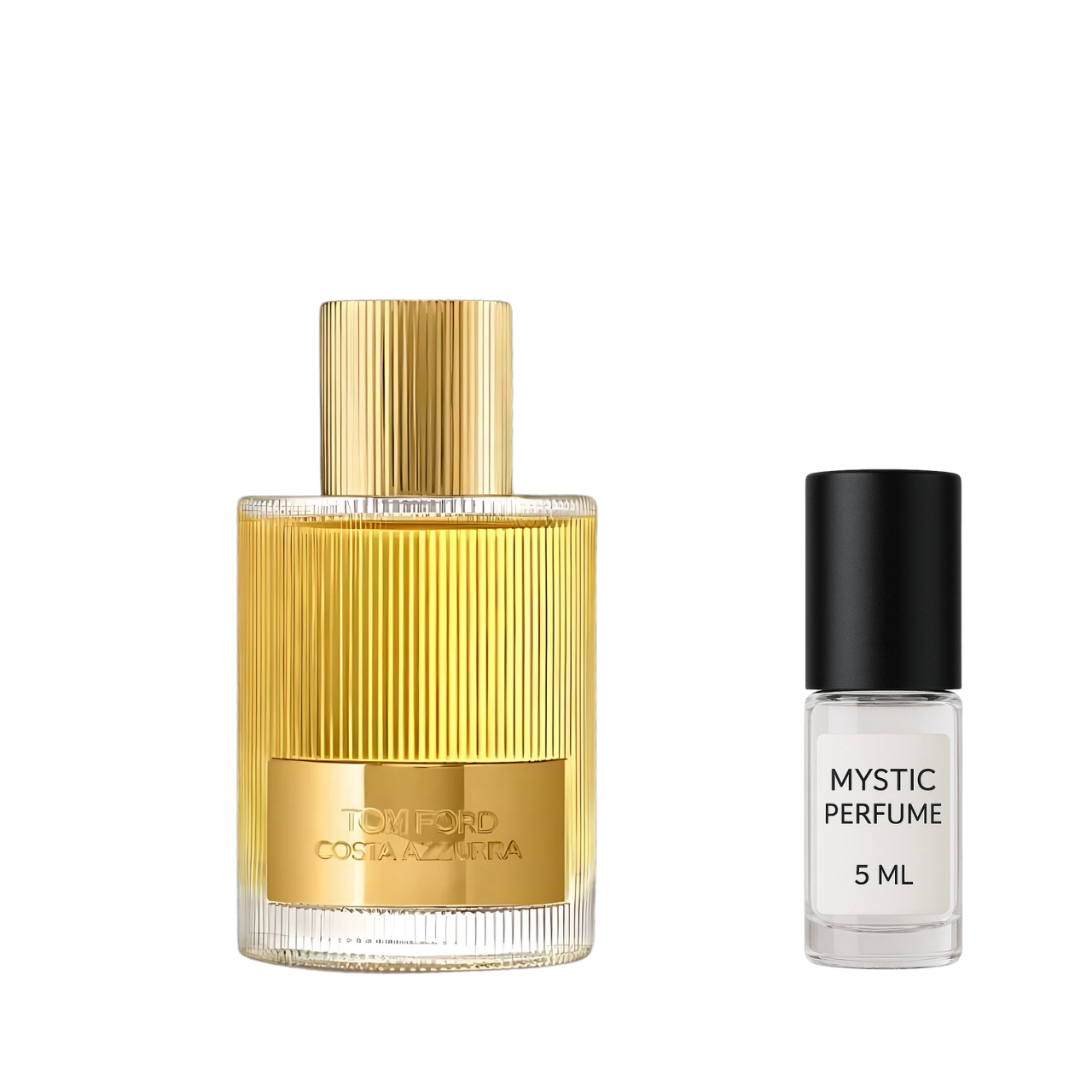 Tom Ford Costa Azzurra Parfums Parfum sample vial label detail