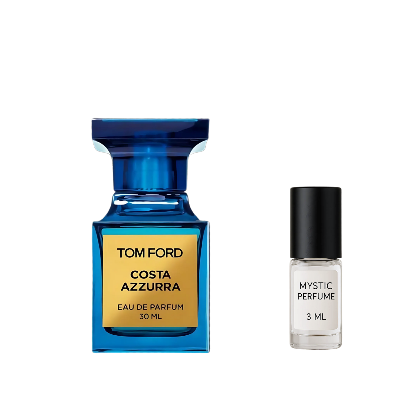Tom Ford Costa Azzurra Eau de Parfum sample vial label detail