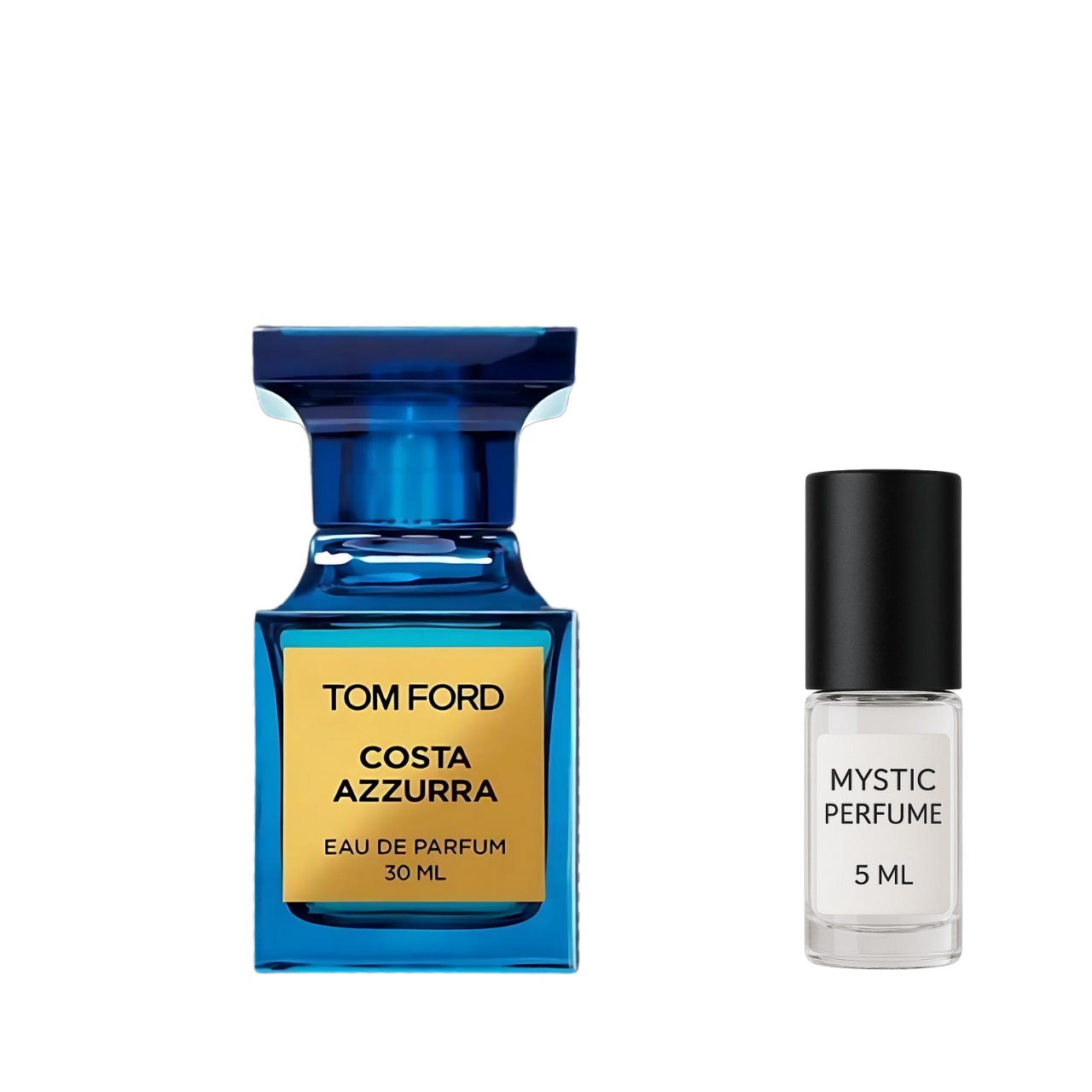 Tom Ford Costa Azzurra Eau de Parfum sample vial label detail