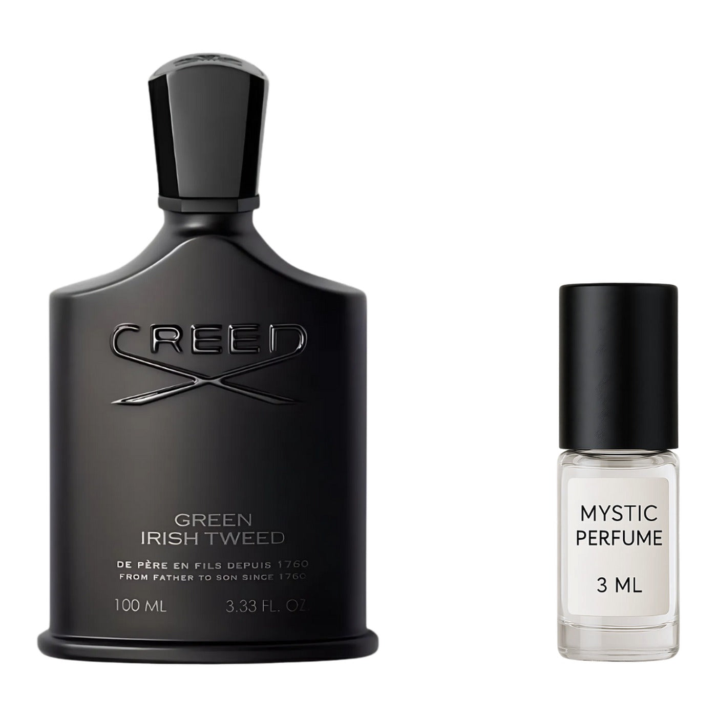 Creed Green Irish Tweed decant sample vial