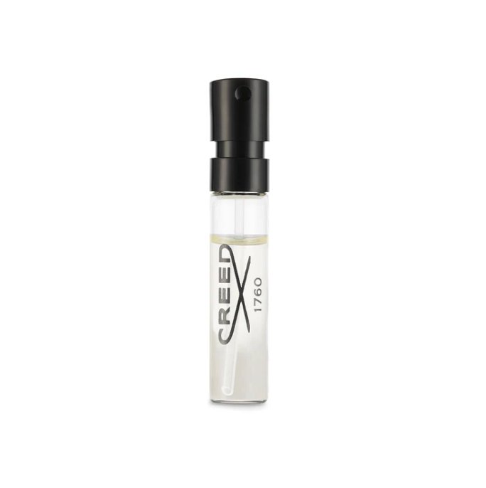 Creed Virgin Island Water sample vial label detail