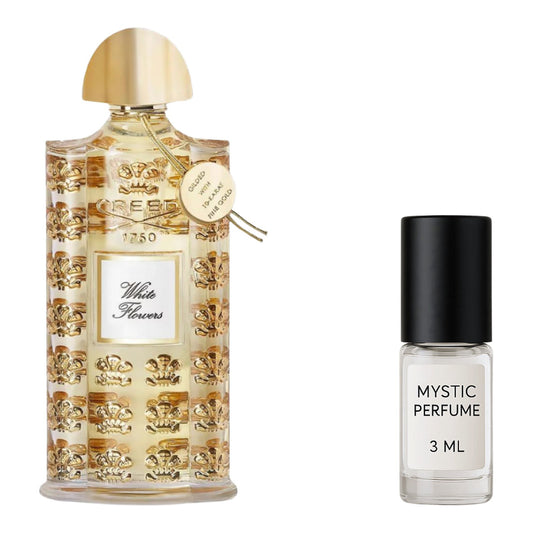 Creed White Flowers decant sample vial