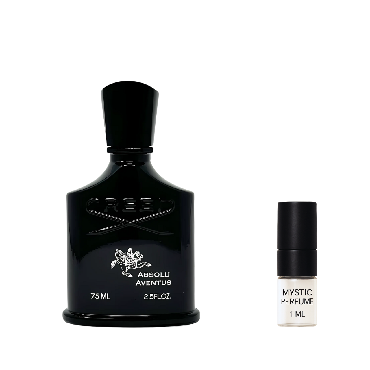 Creed Absolu Aventus sample vial label detail
