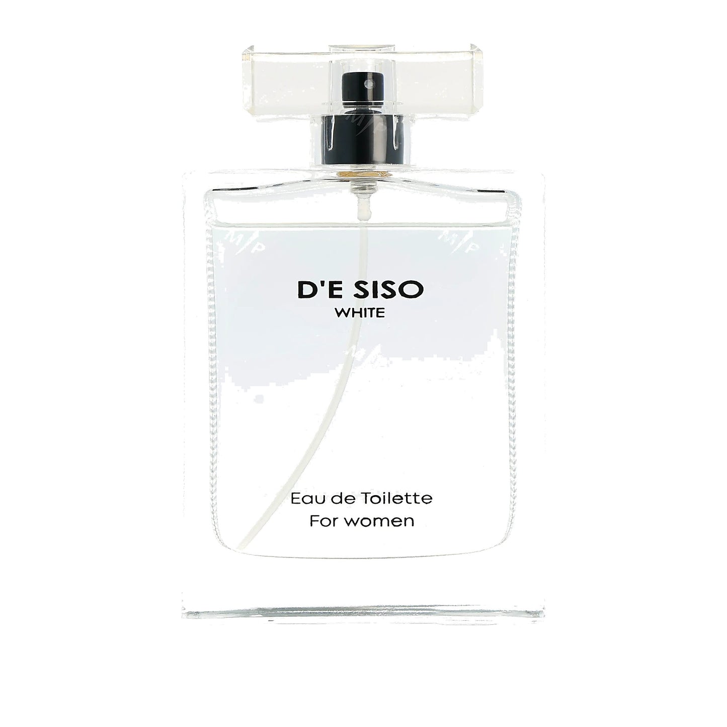 D'e Siso White Eau de Toilette perfume bottle