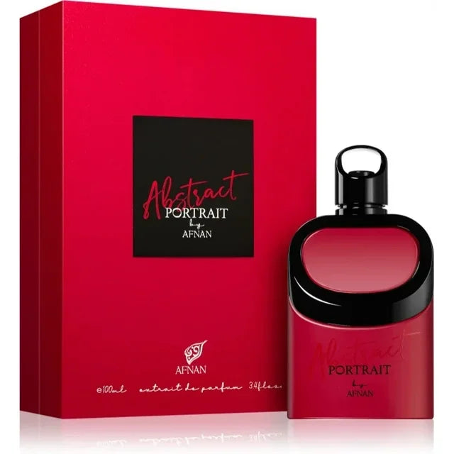 Afnan Abstract Portrait Extrait de Parfum packaging box