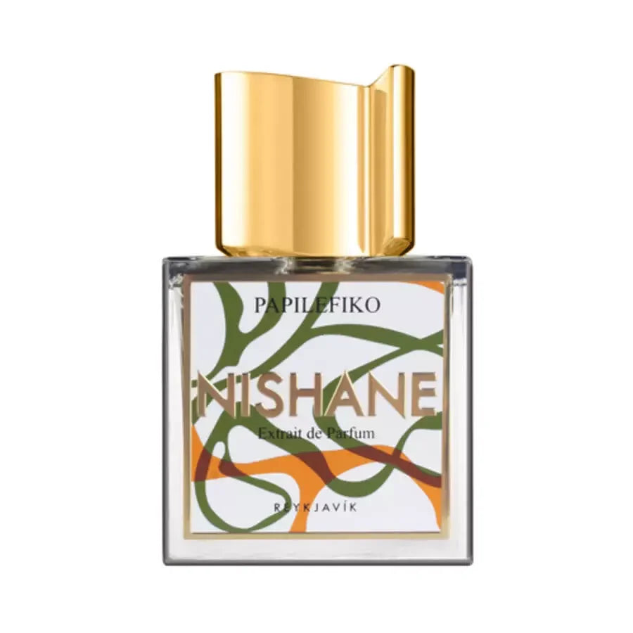 Nishane Papilefiko Extrait de Parfum bottle close-up detail